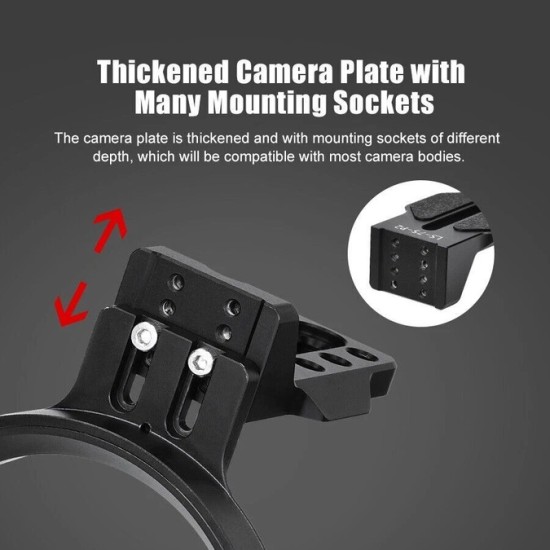 Rotatable Lens Collar Mount Plate LS-75